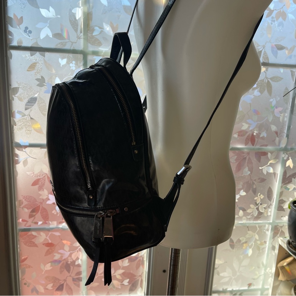 Michael Kors Black and Silver Backpack - Picture 8 of 13
